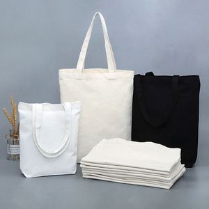 Bolsa de supermercado de gran tamaño ecológica de alta calidad, bolsa de compras de lona de algodón reutilizable con logotipo impreso personalizado - Product Image 5