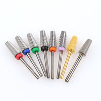 Ensemble de forets à ongles portables en carbure de tungstène pour manucure, pédicure et nettoyage électrique des ongles