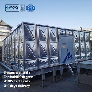 Réservoir d'eau en acier galvanisé à chaud, réservoir de stockage d'eau potable assemblé - Product Image 3