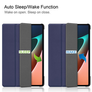 Funda de cuero de lujo para tableta <span class=keywords><strong>mi</strong></span> <span class=keywords><strong>pad</strong></span> <span class=keywords><strong>5</strong></span> pro, <span class=keywords><strong>2021</strong></span>, venta al por mayor de fábrica - Product Image 3