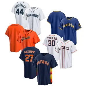 2023-2024 नए सीज़न सभी टीमें रैंडी जॉनसन एरिज़ोना कढ़ाई सिले हुए पुरुष -एमएलबी बेसबॉल जर्सी शर्ट्स