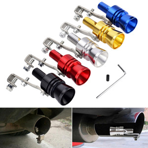 Auso-Racing Silbato de Turbo de Tubo Recto de Aleación de Aluminio Negro para Mejora de Escape de Coche y Motocicleta KS-01 - Product Image 2