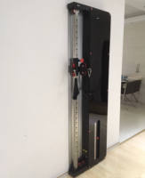 Machine de musculation murale à double câble et multi-poulies en acier/métal pour usage commercial et domestique en salle de sport