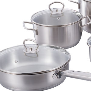 Juego de Ollas y Sartenes de Acero Inoxidable Chefmate de 12 Piezas para Cocina <span class=keywords><strong>India</strong></span> - Product Image 4