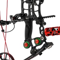 Ensemble professionnel d'arc à poulies composé et flèches pour le tir à l'arc en plein air, la chasse, 30-78 lbs, vente en gros