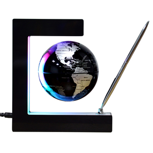 Sản phẩm mới 2025 E Shape Magnetic levitation nổi Globe bản đồ thế giới cho bàn trang trí - Product Image 1