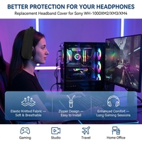 Housse de protection en tissu tricoté pour casque Sony WH-1000XM2 XM3 XM4