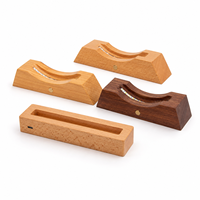 Base lumineuse LED en bois personnalisée avec logo, formes multiples, modes d'éclairage, alimentation USB, support d'affichage