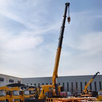 Grue télescopique montée sur camion de 5 tonnes et 8 tonnes, grue hydraulique pour camion sans châssis de camion CE