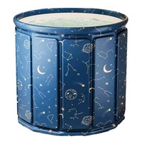 Baignoire pliante en PVC pour la maison, salle de bain, baignoire ronde isolée, grande, portable et stockable, pour la transpiration corporelle