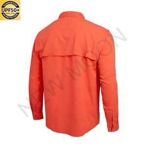 เสื้อเชิ้ตตกปลาและล่าสัตว์สำหรับผู้ชาย UPF 50+ แขนสั้น เสื้อทำงาน ป้องกันแสงแดด ระบายอากาศดี ติดกระดุม มีกระเป๋าซิป - Product Image 5