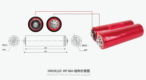 แบตเตอรี่คุณภาพสูง 3.2v รุ่น 38120 3.2v 10ah 8ah แบตเตอรี่ลิเธียมใหม่เอี่ยมสำหรับจักรยานไฟฟ้า สกู๊ตเตอร์ไฟฟ้า DIY LFP - Product Image 3