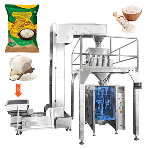 Máquina Empacadora <span class=keywords><strong>de</strong></span> Operación Continua con Pesadora Multicabezal para Avena, Arroz, Frutos Secos Mixtos, Bayas Deshidratadas y Granulados Alimenticios - Product Image 1