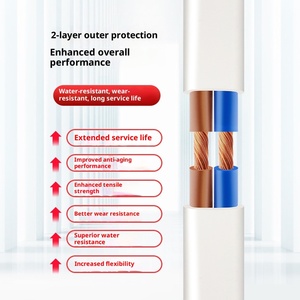 Điện Dây cáp hộ gia đình mềm hai lõi tiêu chuẩn quốc gia rắn PVC đồng nguyên chất 1/1.5/2.5/4/6 vuông dây điện vỏ - Product Image 5