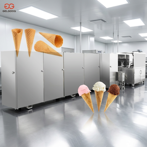 Machine à fabriquer des cornets de glace automatiques GELGOOG, électrique, haute productivité, ligne de production de cornets de glace - Product Image 1