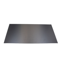 Tôle d'aluminium anodisé brossé argent clair 1060 1050 3003 de 0,21 mm à 3 mm avec AA10 AA15 pour appareils électroménagers et armoires de cuisine