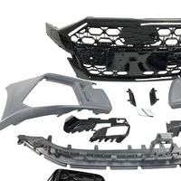 Pour Audi A3 RS3, calandre de voiture, pare-chocs avant, kit carrosserie, pièce automobile en plastique ABS pour 2019-2023, adaptation OEM