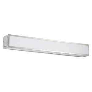 <b>Modern</b> Matte Chrome LED Bath Mirror Light 3-Color Temperature High CRI 80 Bathroom Vanity Wall Light - Product Image 2