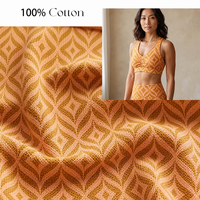 Tissu en popeline de coton peigné à motif losanges pour rideaux et draperies 68x68