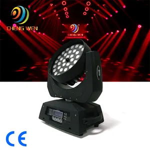 36 pcs 10W 4in 1/5in 1/6in1 led luces de zoom de luz de discoteca