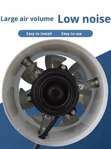 Ventilador Axial de Extracción de Alta Temperatura 220v, Resistente a Altas Humididades, Industrial, Potente, Silencioso, de <span class=keywords><strong>Tubo</strong></span> Recto - Product Image 3