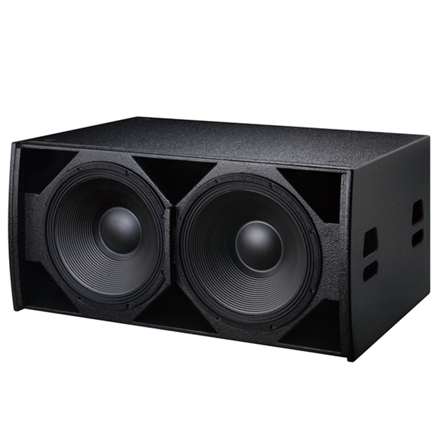 수동적인/활동적인 이중 18 인치 subwoofer 베이스 스피커 1200 와트 실내 이하