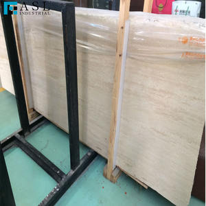 Revêtement mural en pierre de <span class=keywords><strong>travertin</strong></span> beige décoratif extérieur naturel empilé - Product Image 3