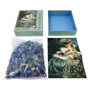 Casse-tête personnalisé de grande taille en gros 200 500 1000 pièces pour tout-petits et adultes Casse-tête de cartes d'affiches - Product Image 3