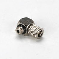 Meilleur prix PL mini micro petit tuyau coude filetage joint pneumatique laiton compression air raccord PL3-M5 PL4-M3 PL4-M5 PL6-M5