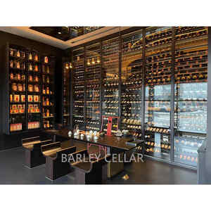 Barley Cellar - Armoire à vin en acier inoxydable personnalisée avec système de refroidissement avancé - Acier inoxydable non standard - Product Image 1