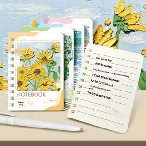 Libreta Pequeña y Elegante A7, Mini Libreta de Bolsillo, Libreta Espiral Portátil para Estudiantes, Notas Escritas a Mano, Registro de Palabras, Tamaño Pequeño - Product Image 2