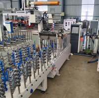 Machine de laminage PVC pour panneaux de porte en PVC, MDF, WPC, machine d'enveloppement de profilés à chaud PUR 300/600/800/1200mm