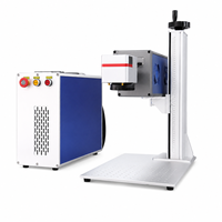 Machine de marquage laser à fibre de type divisé Shandong Chenmai, source Raycus CNC, haute précision pour le marquage du métal et de la pierre