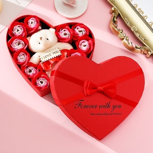 Mini <span class=keywords><strong>Bouquet</strong></span> Ours L-017 – Savon Parfumé Fleur Éternelle pour Décoration Cœur Rose pour Remise de Diplôme, Nouvelle Maison, Saint-Valentin - Product Image 6