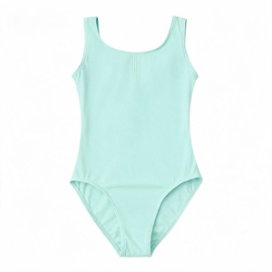 Justaucorps de ballet sans manches pour filles, justaucorps de danse extensible, justaucorps d'entraînement de gymnastique, style sous-vêtement - Product Image 4