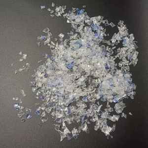 رقائق زجاجات PET معاد تدويرها 3A زرقاء وبيضاء، لصناعة التعبئة والتغليف، وهياكل زجاجات المواد الكيميائية اليومية، وأغطية صناديق الأدوات - Product Image 4