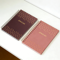 Agenda Personalizada Premium A5, Encuadernada en Espiral, Páginas Rayadas, Cuaderno de Alta Calidad para Estudiantes