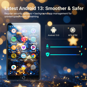 Reproductor <span class=keywords><strong>MP3</strong></span> Android WiFi con Google Play Store, Pantalla Táctil de 4.0 Pulgadas, Reproductor de Música Spotify y <span class=keywords><strong>YouTube</strong></span>, Bluetooth 5.0, Walkman OEM - Product Image 4