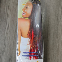 Extensions de cheveux tressés synthétiques pré-étirés de haute qualité TZ, tissage simple, 2x 180g, multicolores, naturels, vente en gros