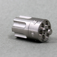 Cina Pemasok Portable EDC Revolver Silinder Titanium Pil Fob Liontin