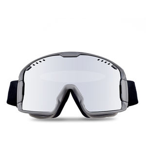 ऑम स्पोर्ट्स आईवियर स्की गोगल्स पीले और बैंगनी इंटरचेंजेबल लेंस Uv सुरक्षा और स्नोबोर्डिंग के लिए चुंबकीय प्रणाली - Product Image 2