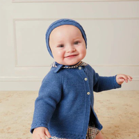 Bonnet pour enfant unisexe Bonnet en tricot torsadé 100% coton Bonnet pour bébé