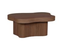 Table basse en bois durable de style nordique moderne et écologique avec cadre en métal pour salon, bureau, table à thé