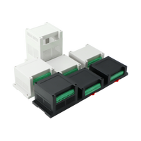 Module en plastique d'injection Boîte de sortie Plc Boîtier de contrôle industriel pour rail Din en plastique pour circuit imprimé électronique