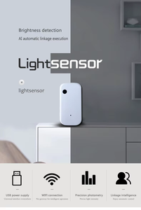 Sensor de luz inteligente Zigbee inalámbrico avanzado para automatización del hogar inteligente con control de aplicación para sistemas de alarma de iluminación de ahorro de energía - Product Image 2
