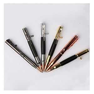 Luxury Musket Woodturning Kit Brass Ballpoint <b>Pen</b> with Custom Logo Bullet Bolt Action 0.7 mm Writing Width for Business Gift - Product Image 1