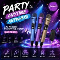 Microphone Karaoké Portable Sans Fil 2.4G OEM/ODM Rechargeable avec Micro Dynamique – Ensemble Complet