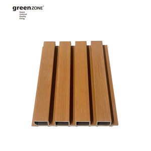 Panneau mural ASA couleur teck doré résistant à la décoloration pour la décoration extérieure et des murs de balcon - Product Image 1