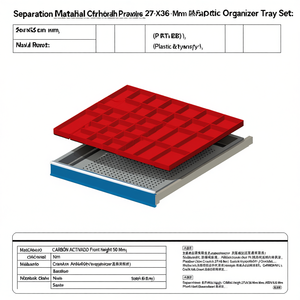 Fami Separation Material For <b>Drawers</b> 27X36 Mm Front Height 50 Mm Plastic Organizer <b>Tray</b> Set - Product Image 3