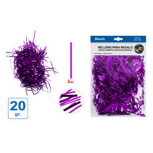 Pellicola metallizzata lucida viola intenso per animali domestici 3mm 20g di EVA solubile in acqua per l'imballaggio alimentare per la confezione regalo per torte - Product Image 1
